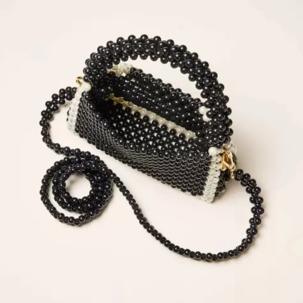 New Kate Spade Beaded Handbag Clutch Bag Crossbody Colorblock Wristlet Target - Picture 3 of 4
